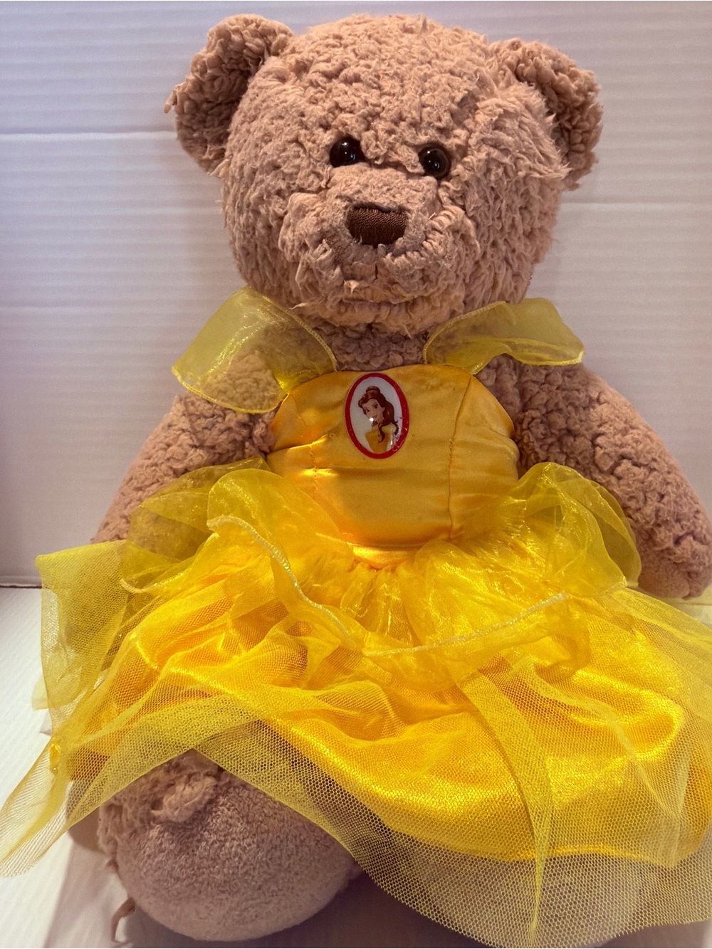 Build-A-Bear Disney Princess Belle Yellow Dress Beauty and the Beast Dress